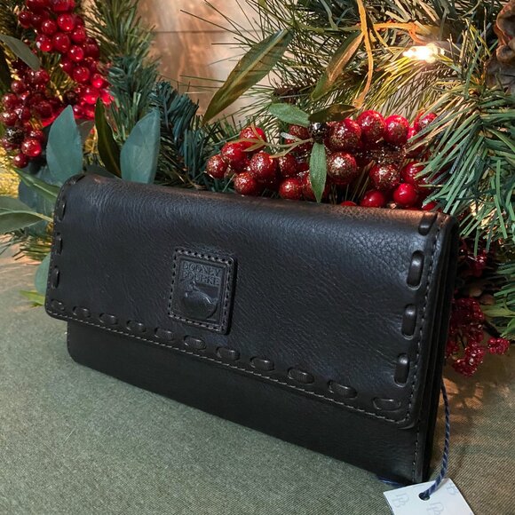 Dooney & Bourke Black Snap Wallet - Picture 2 of 7